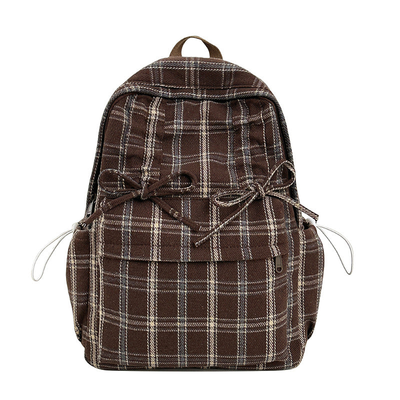 Gepunkteter Casual Kordelzug-Rucksack Brehn