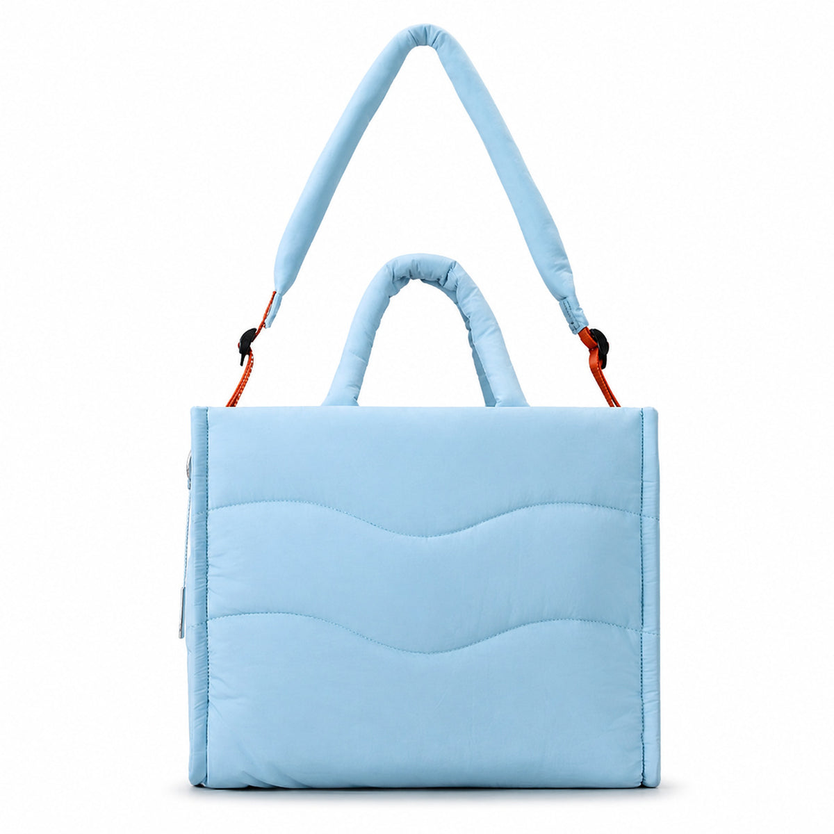 Strukturiert gestepptes Tote Bag