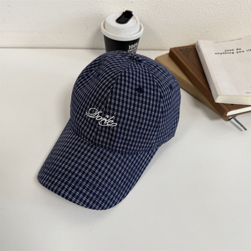 Herren Freizeit kariertes Baseballcap Brehn