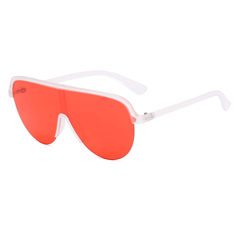 Damen oversized Visier Sonnenbrille Brehn