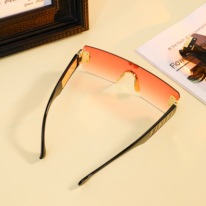 Damen geometrische Statement-Sonnenbrille Brehn