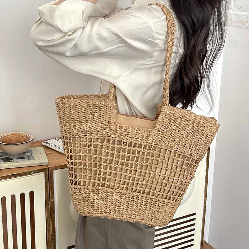Damen Geflochtene Shopper Tasche Brehn
