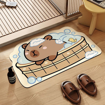 Cartoon-Themen Indoor Badematte Brehn