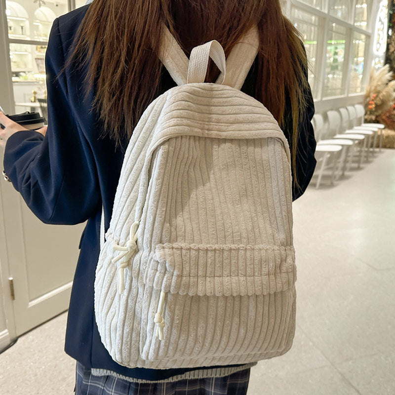Texturierter gerippter Freizeit-Rucksack Brehn