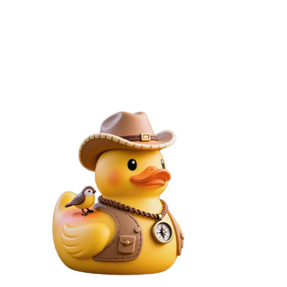 Lustige Cowboy Gummiente Brehn