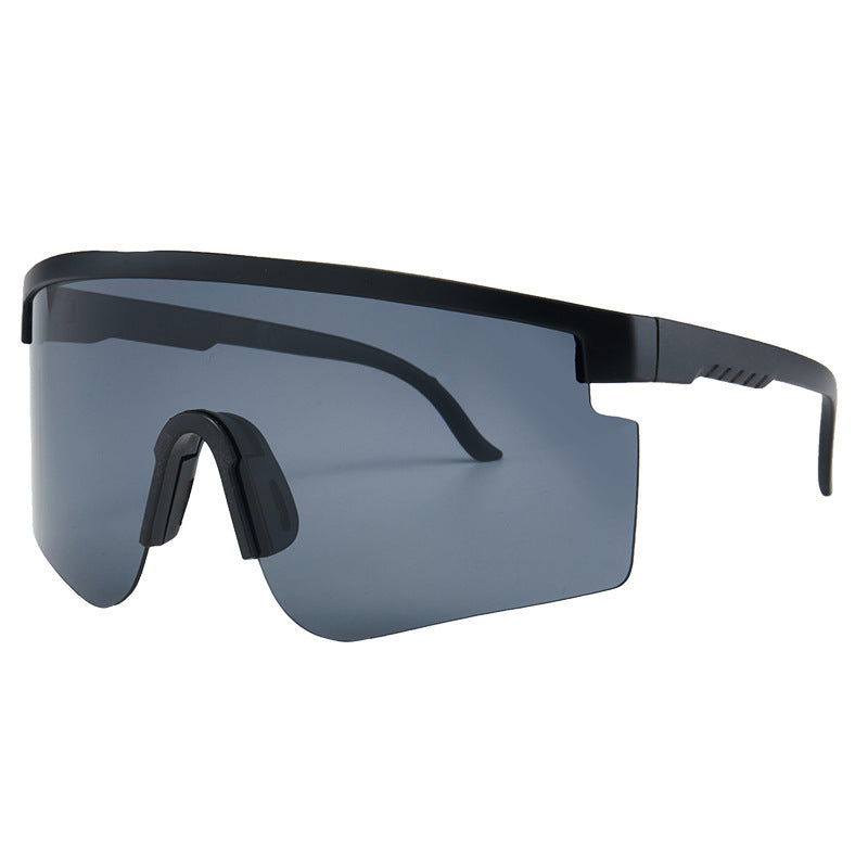 Damen Sportsonnenbrille mit trendigem Oversized-Rahmen und polarisierten Gläsern Brehn