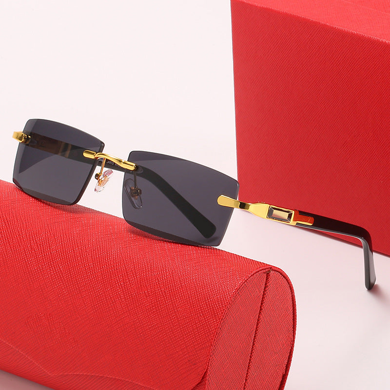 Damen modische Rechteck Sonnenbrille Brehn