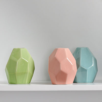 Geometrische Moderne Keramische Vase Brehn