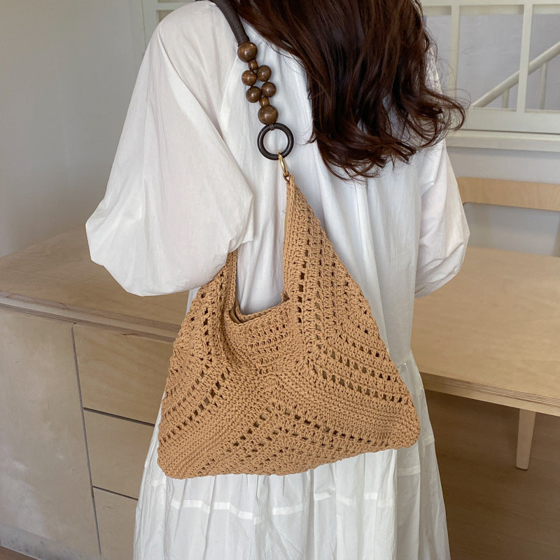 Handgefertigte Grobstrick Tasche Brehn