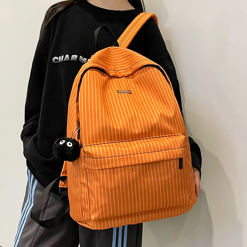 Stylische Gestreifte Rucksack