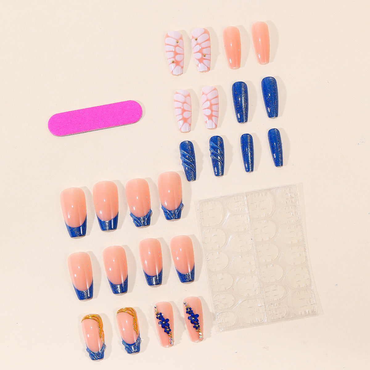 Künstlerische 3D Nagelkunstverlängerungen Brehn