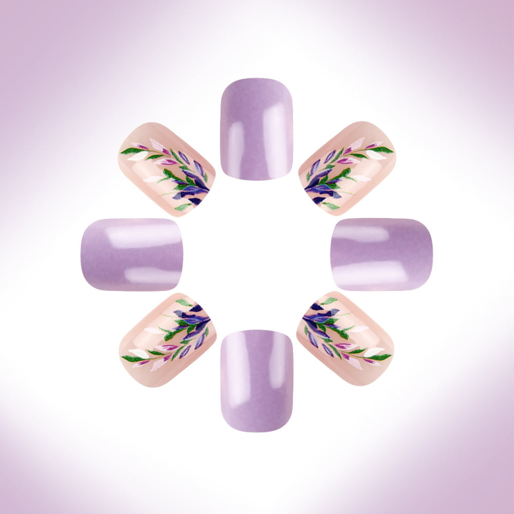 Botanisches florales Nagelkunst-Set Brehn