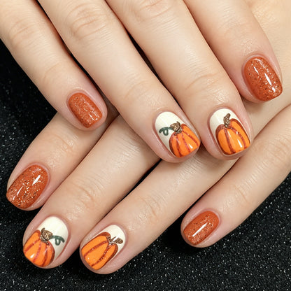 Kürbis-Themen-Nagelkunst-Set Brehn