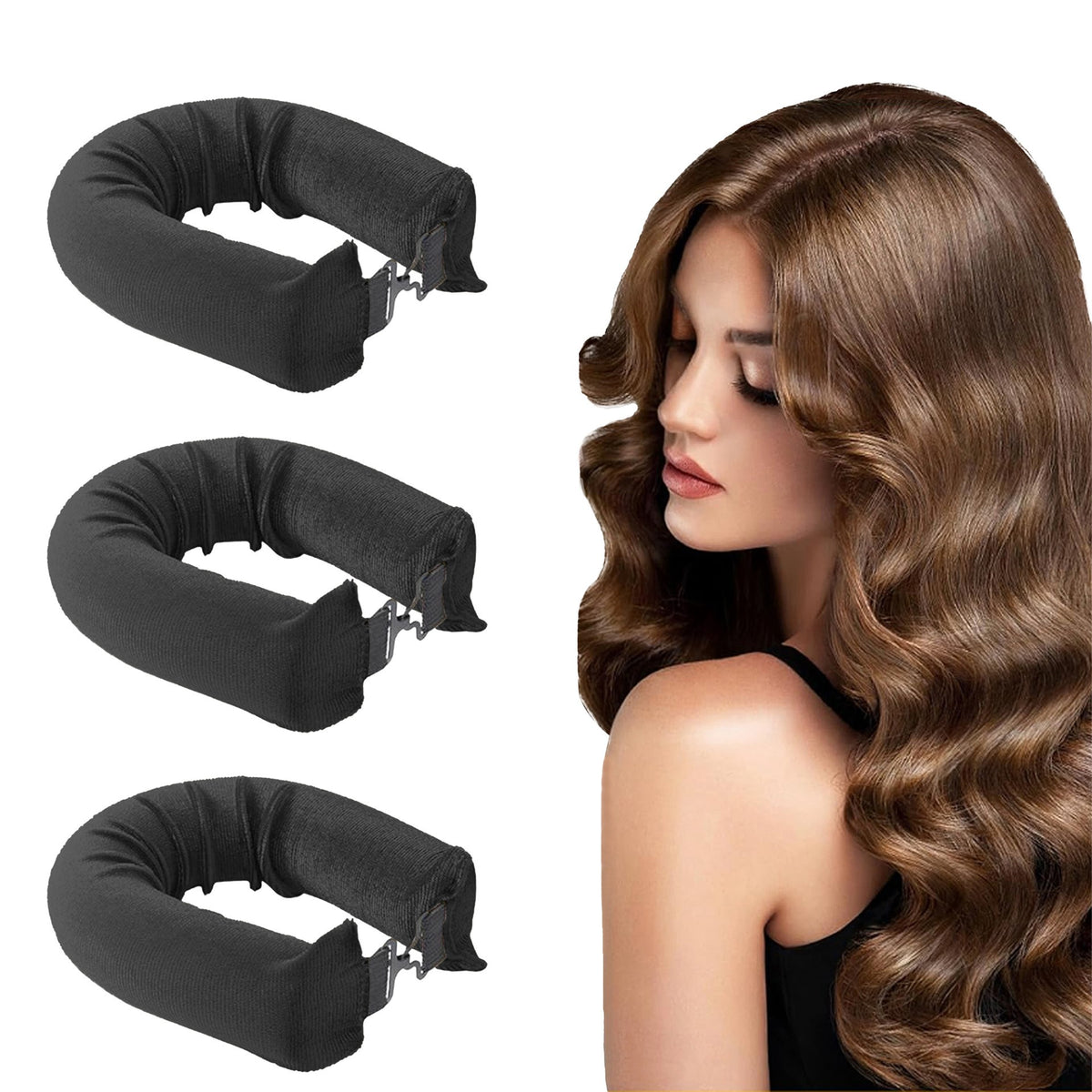 Hitzefreies Lockenstab-Set