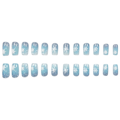 Frosted Snowflake Gel Nail Art Set Brehn