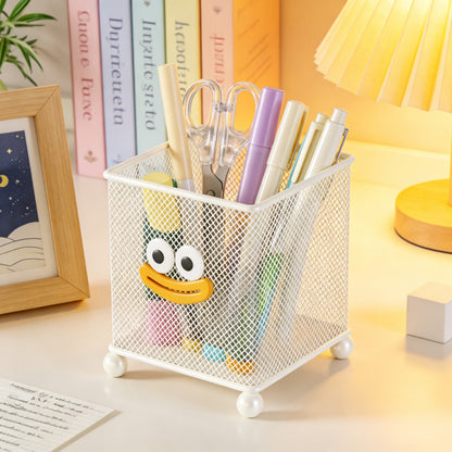 Quadratischer Mesh Schreibtisch Stifte-Organizer