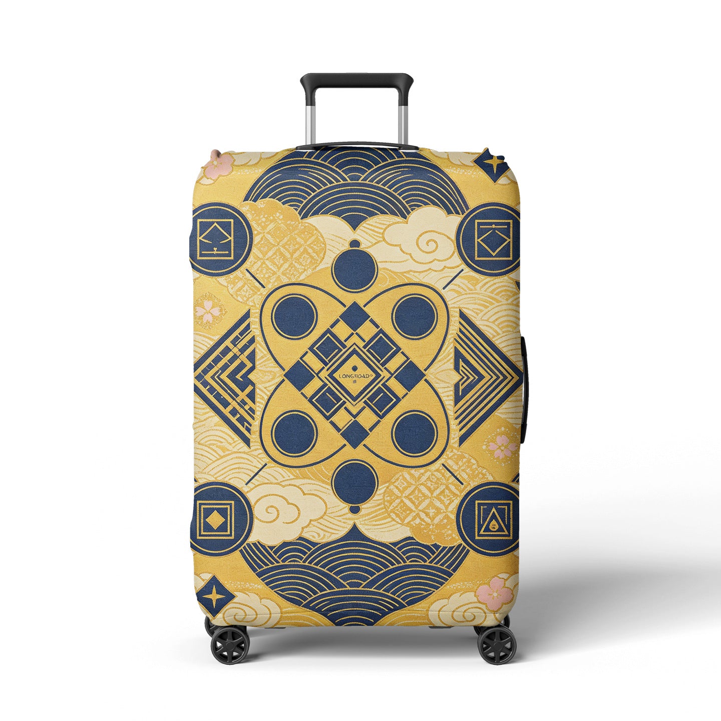 Damen Reisekoffer Brehn Blumendesign mit verstellbarem Griff