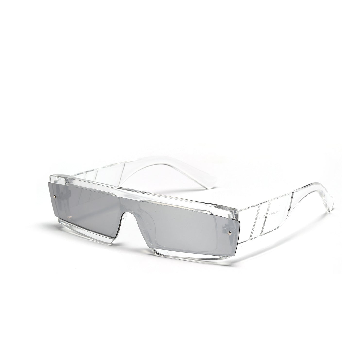 Damen oversized rechteckige Sonnenbrille mit modischem Schildpatt-Design Brehn