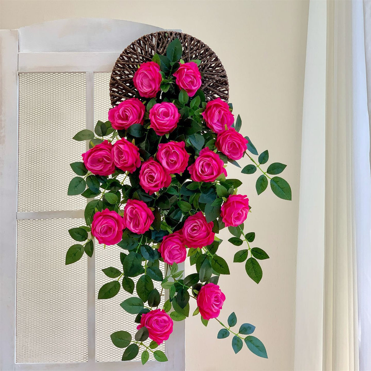 Elegante Blumen Wanddekoration