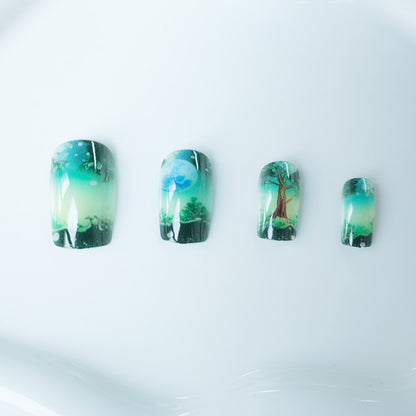 Natur-inspirierten Nagelkunst Brehn
