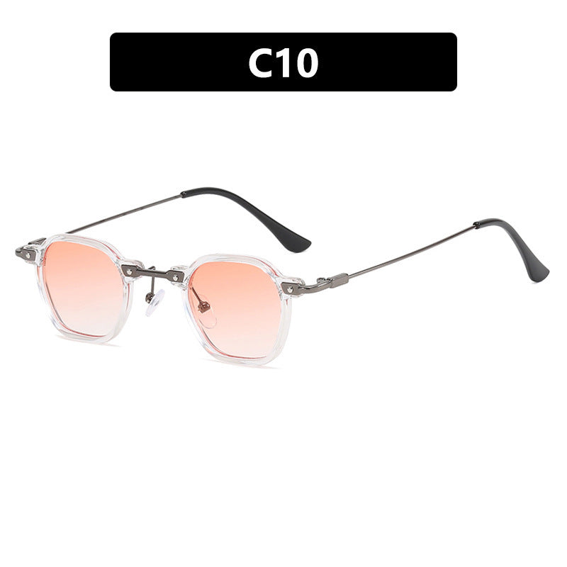 Damen modische Sonnenbrille im eleganten Design mit sechseckigem Rahmen Brehn