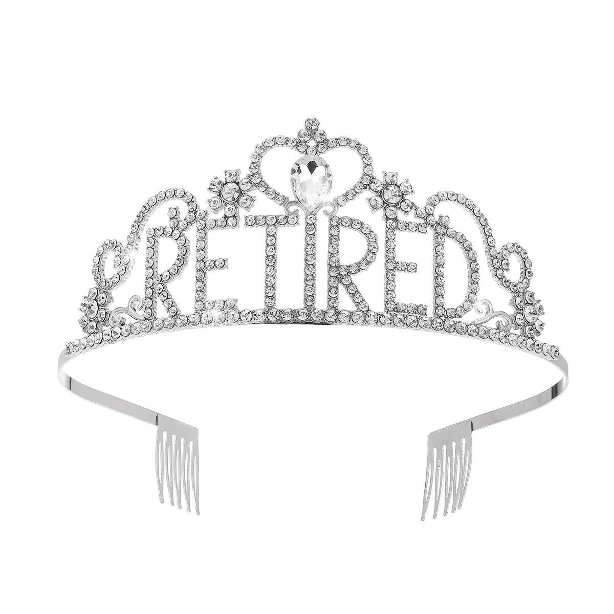 Damen Festliche Tiara mit Aufschrift und Satin-Schärpe Brehn