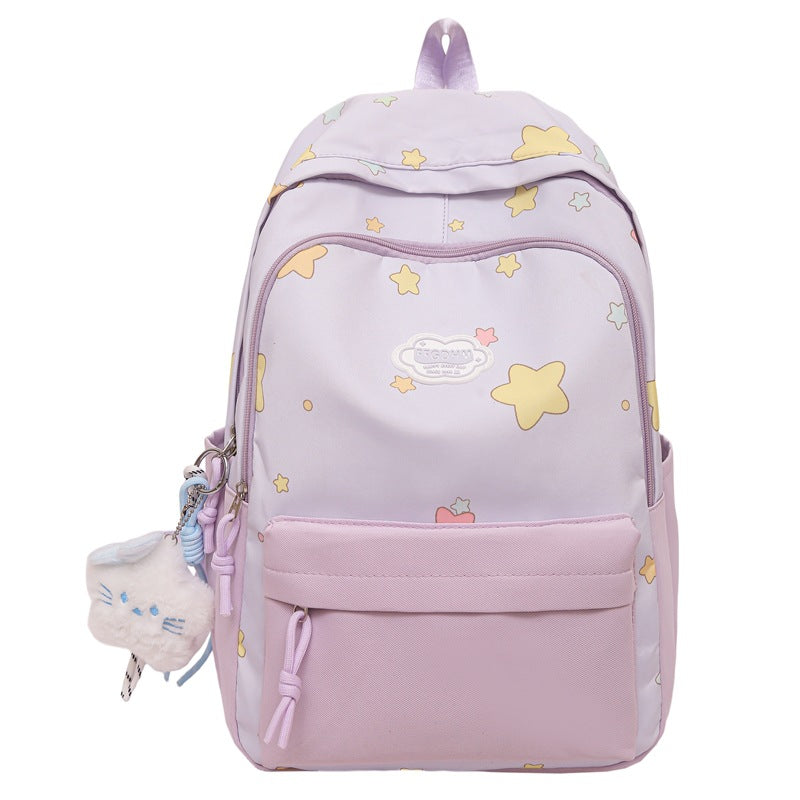 Verspielter Sternen Druck Rucksack Brehn
