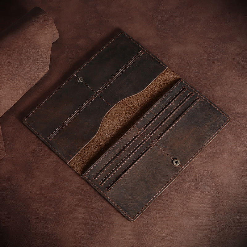 Multi-Compartment Leder Organizer