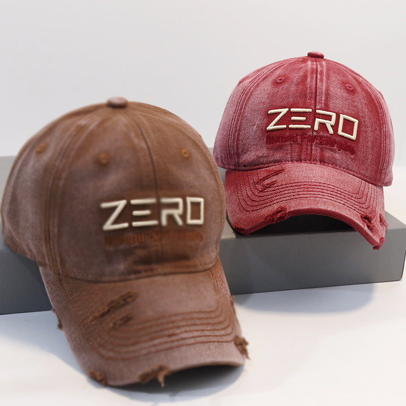 Herren Distressed Baumwoll Baseball Cap Brehn 1784270076