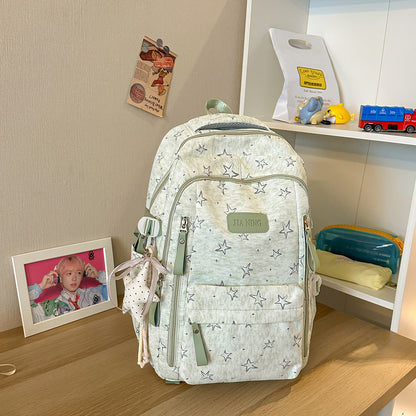 Stylischer Star-Emblazoned Alltagsrucksack Brehn