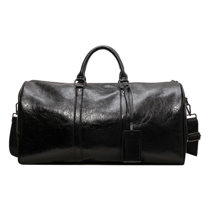 Premium Leder Wochenende Duffle Bag