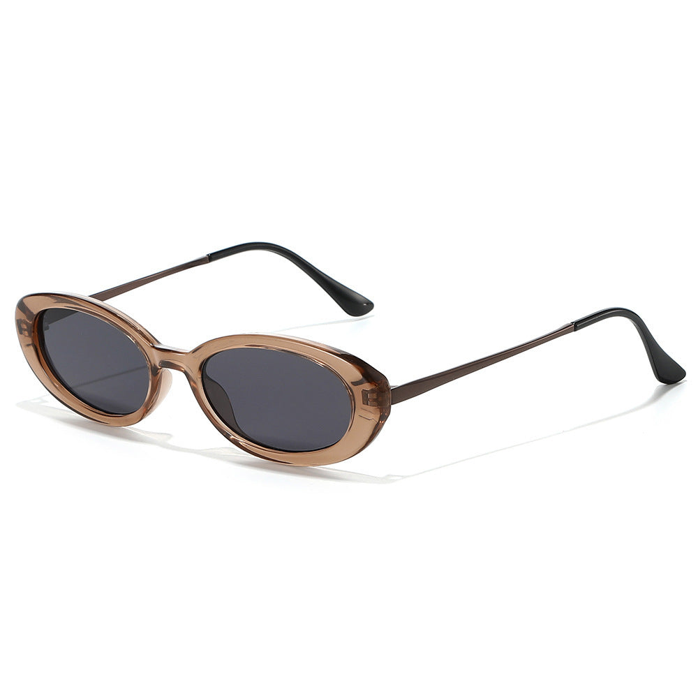 Elegante Übergroße Oval Sonnenbrille Brehn