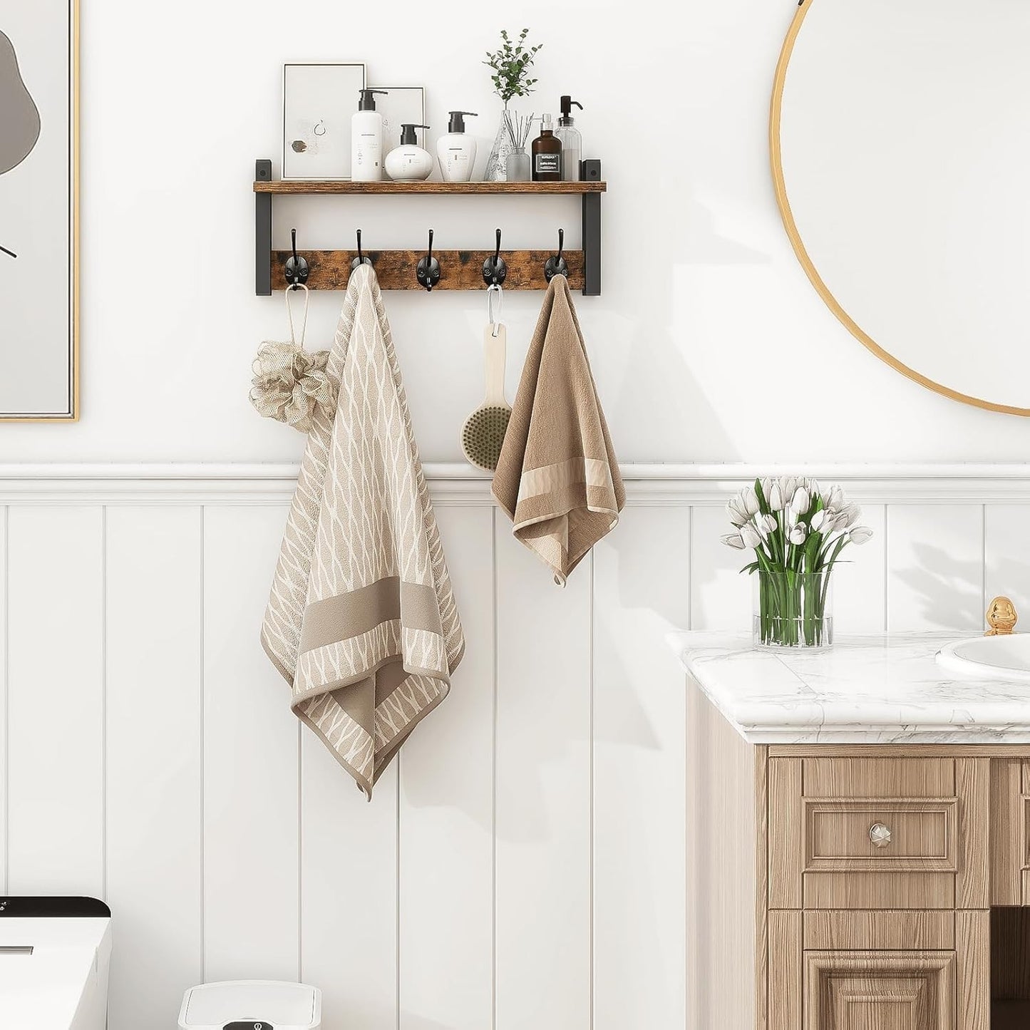 Wandgarderobe mit Ablage Brehn