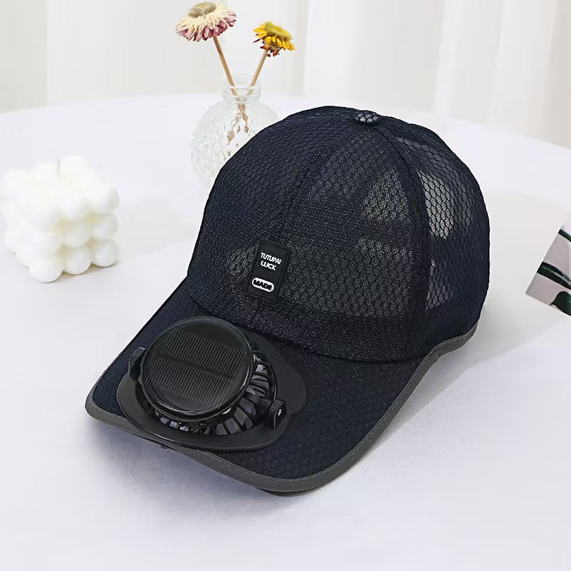 atmungsaktive Mesh-Baseballmütze mit verstellbarem Rückenverschluss und gebogenem Schirm Brehn