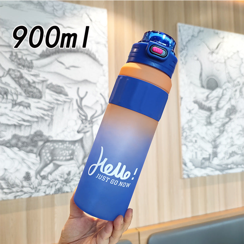 Damen vielseitige Trinkflasche mit innovativem Klappdeckel Brehn