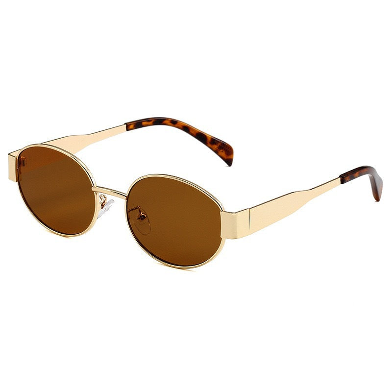 Damen stylische Metallsonnenbrille Brehn
