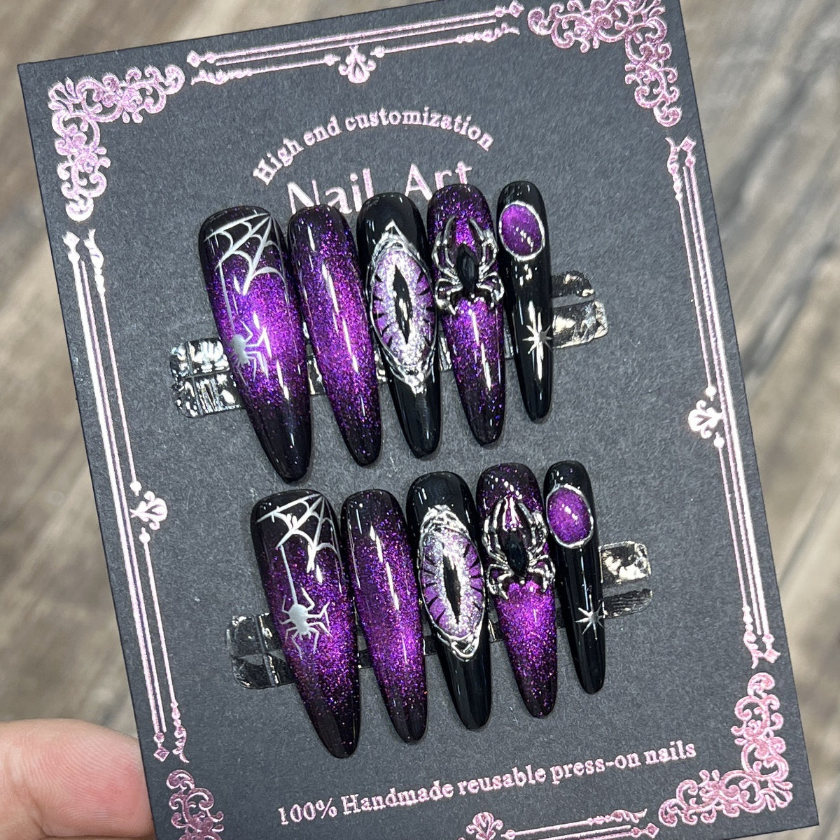 Wiederverwendbares Press-On Nagelset Brehn