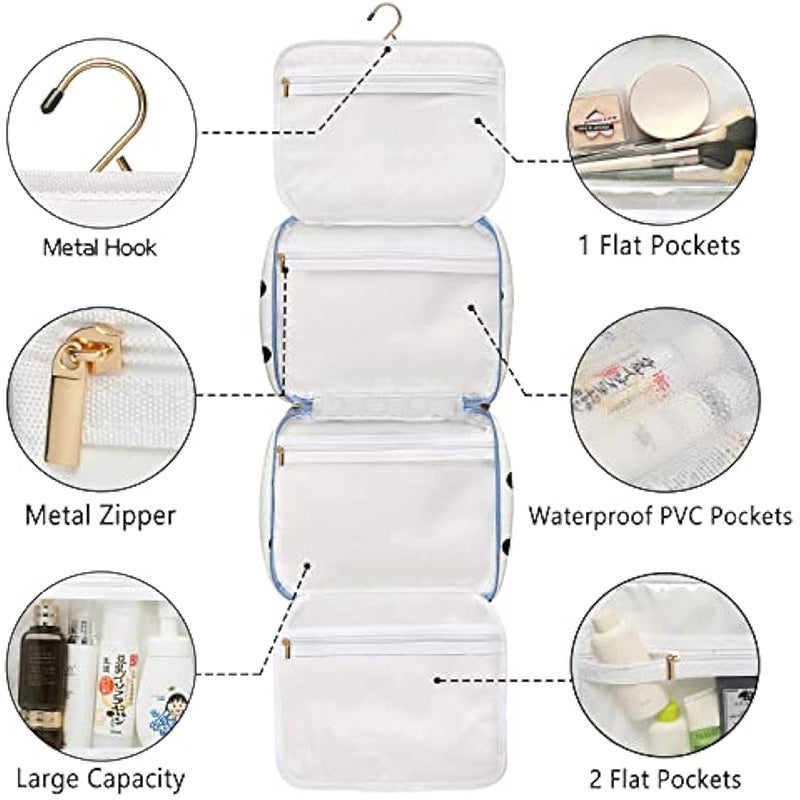 Vielseitige Kosmetik-Organizer Tasche mit Abnehmbarem Fach Brehn