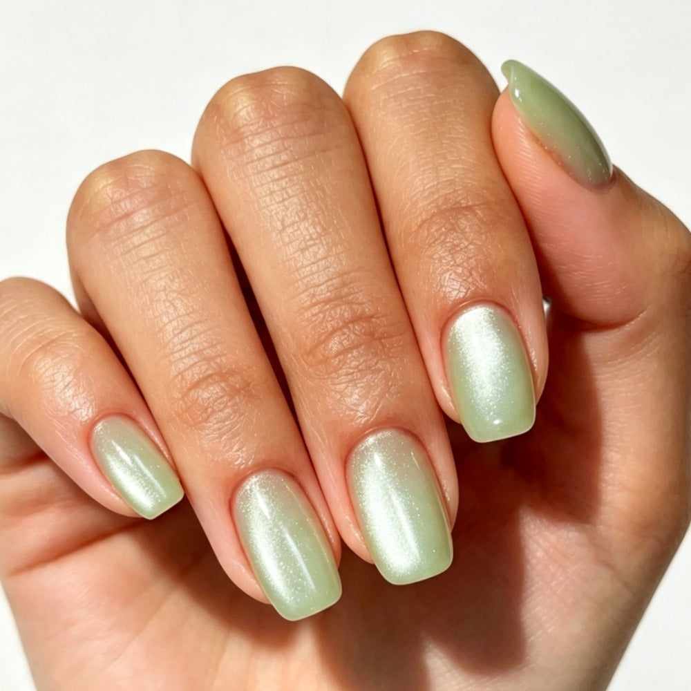 Glänzende Ombre Aufklebenägel Brehn