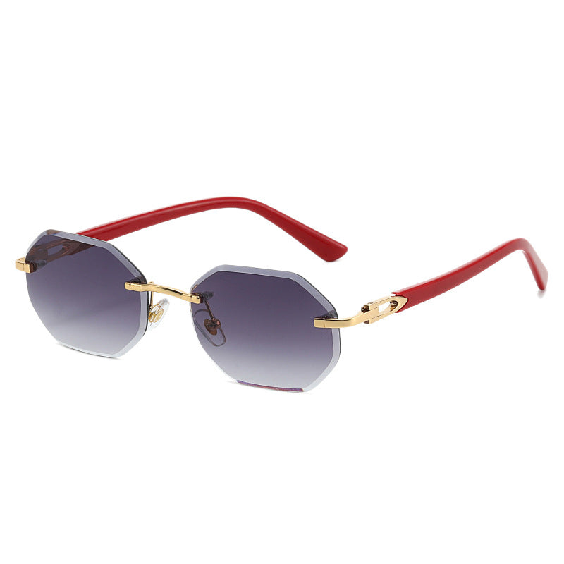 Damen elegante Korrektionsbrille mit modernem achteckigem Rahmen Brehn
