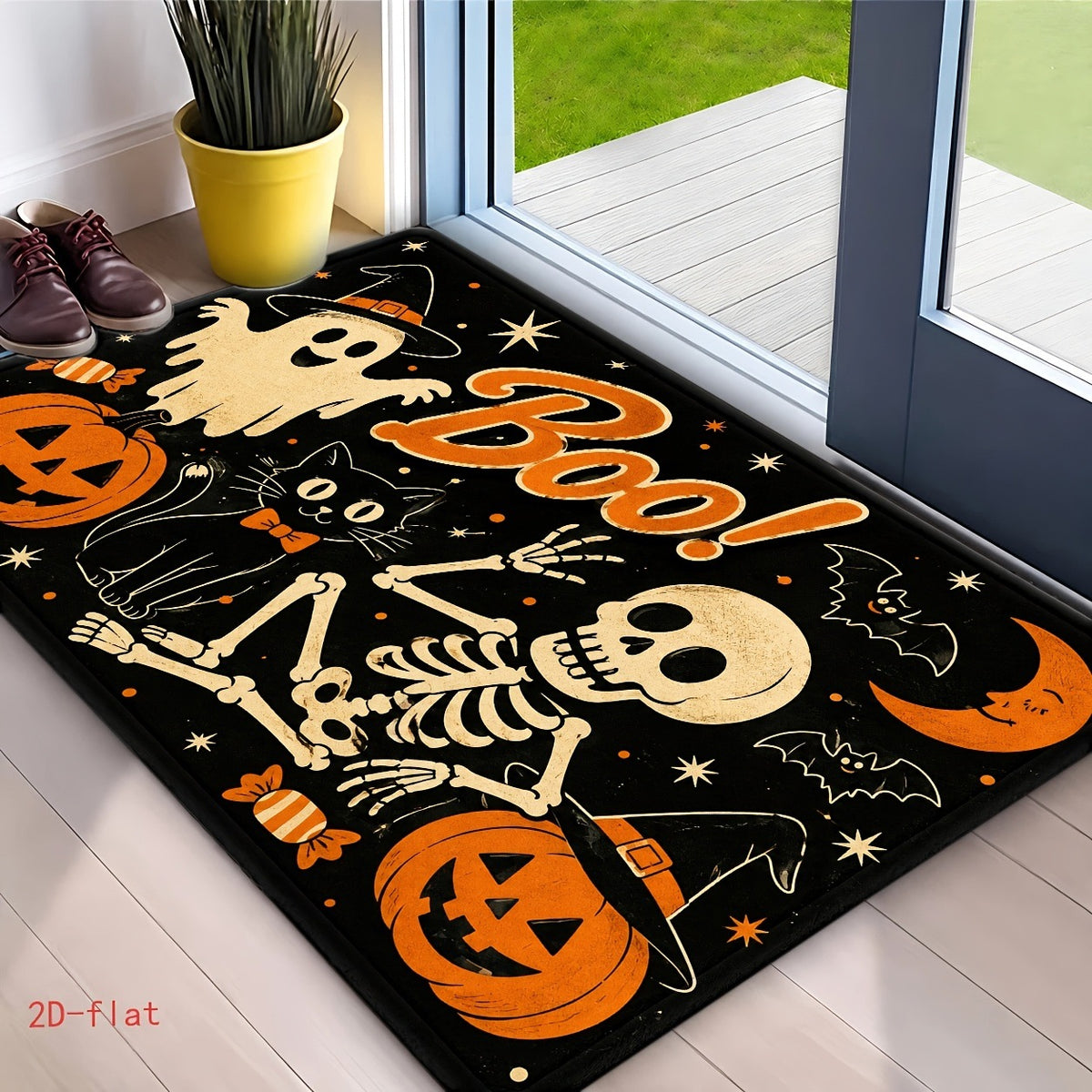 Halloween-Themen Türmatte Brehn