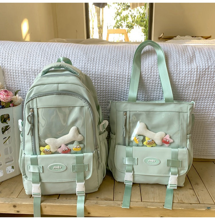 Verspielt Tier-Themen Rucksack und Tote Kombi