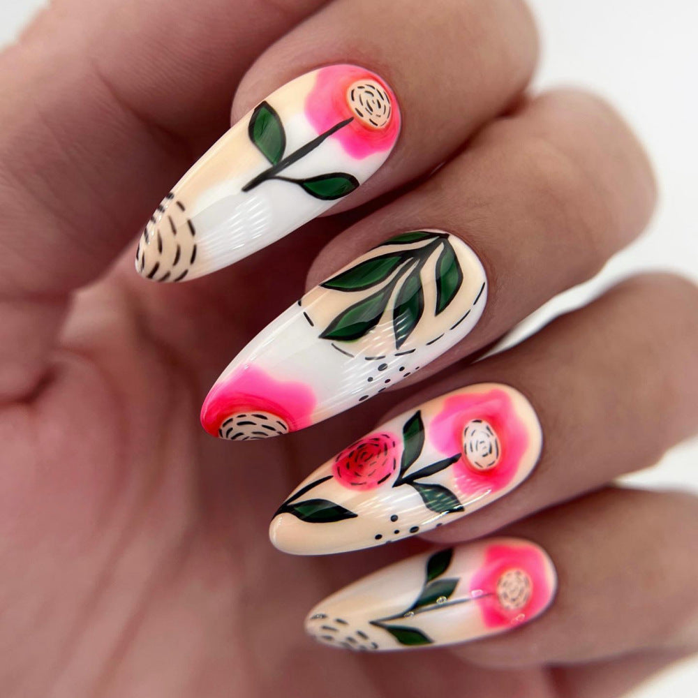 Kunstnägel im floralen Design Brehn 1788541980