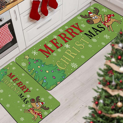 Weihnachts-Themen Küchenmatte Set