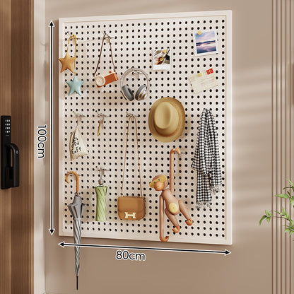Wandanag perforiertes Lochboard-Organizer-Panel Großes Quadrat mit modularen Haken und Zubehör