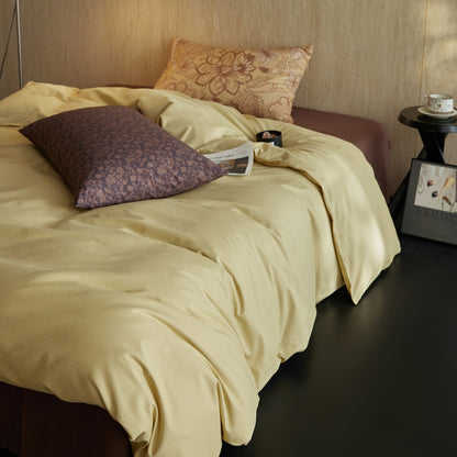Luxus Baumwoll-Satin Bettbezug Set