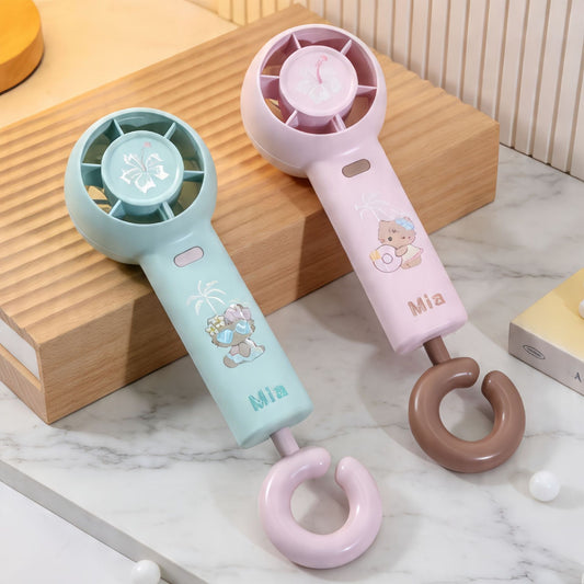 Damen Tragbarer USB Handventilator mit einzigartigem Tiermotiv Brehn