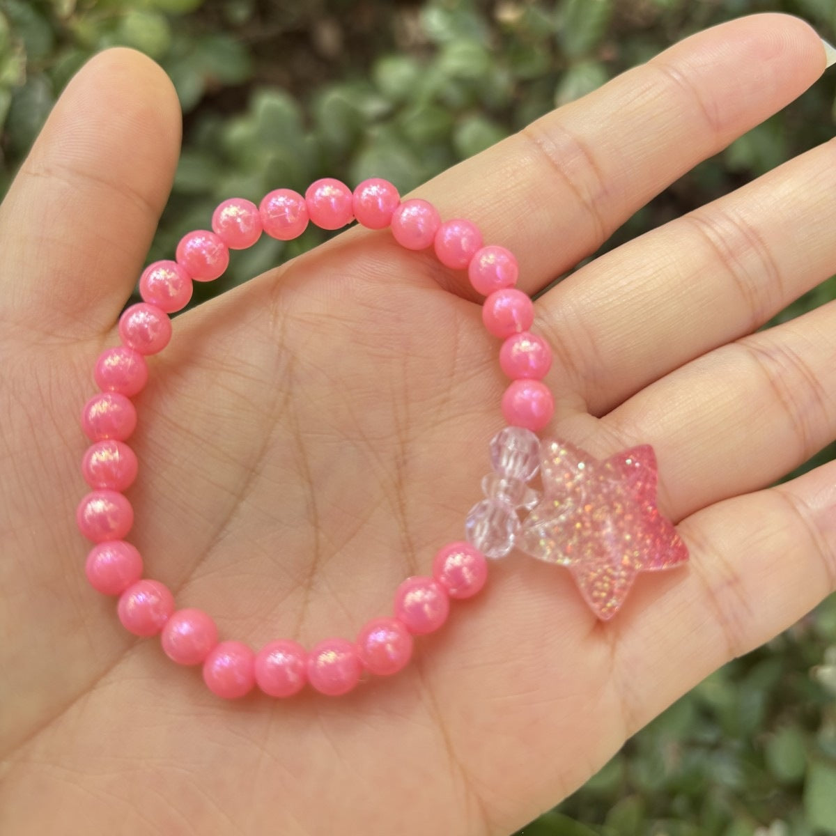 Süßes Armband mit Elefantenanhänger Aus Glas Brehn