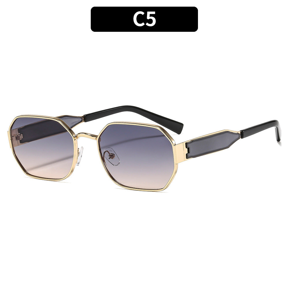 Stylische hexagonale Rahmen-Sonnenbrille