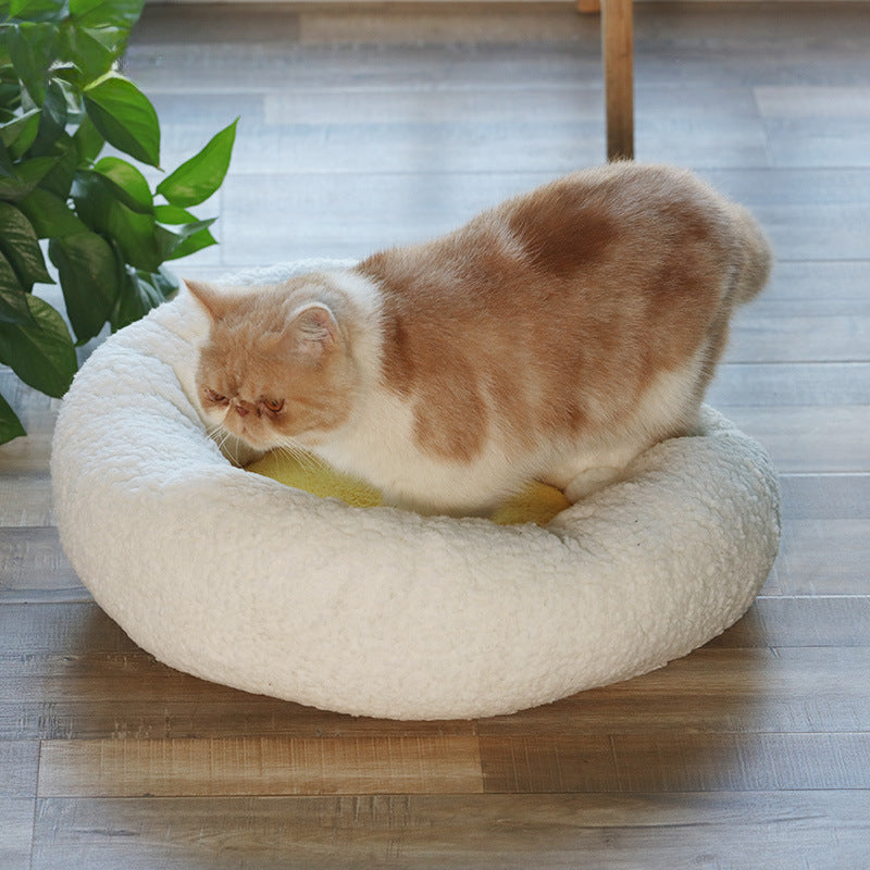 Gemütliches Rundes Eiformiges Hundebett